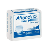 Attends Regular Absorbency Protective Underwear, Large 44” to 58”, 170 - 210 lbs